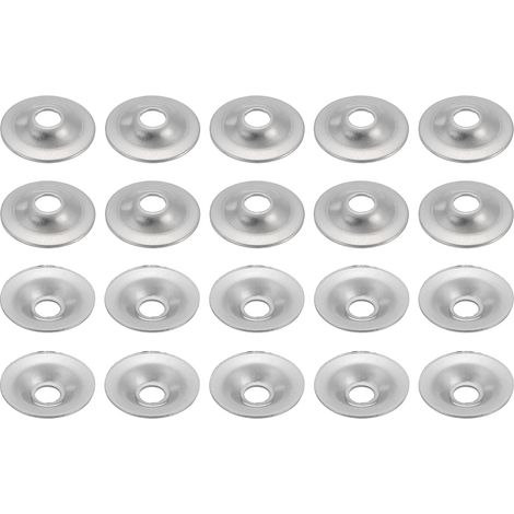 16 Pcs M5 Rondelles Inox 1x20mm Acier Inoxydable 304 Rondelle d'Arbre pour Meuleuse d'Établi, Polisseuse à Brosse Métallique, Argenté (1/5)