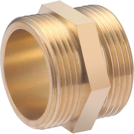 Nipplo doppio maschio, uguale, M33x42  NOYON & THIEBAULT