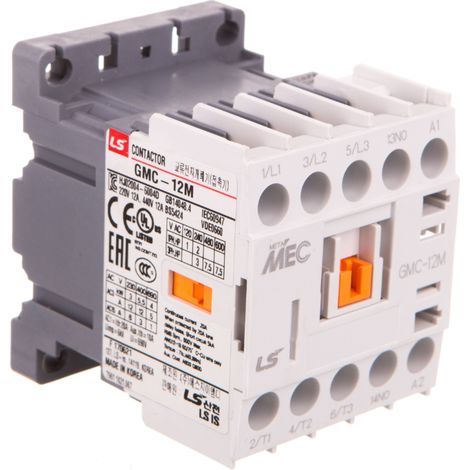Contattore miniaturizzato 12A 3P 1z 230V CA GMC-12M 230V CA