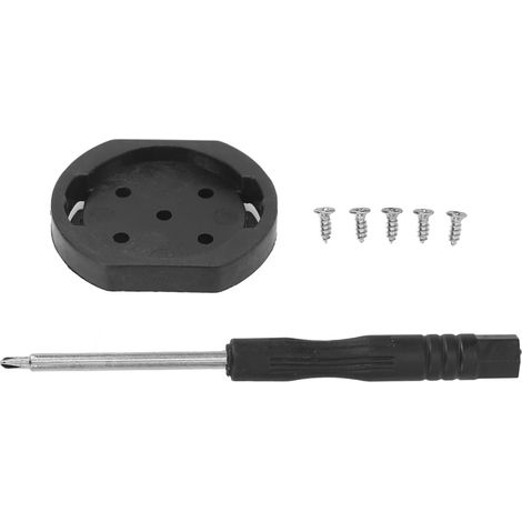 Kit de réparation pour compteur de vélo : 5 vis, support de compteur, base fixe de rechange, compatible Garmin (1/5)