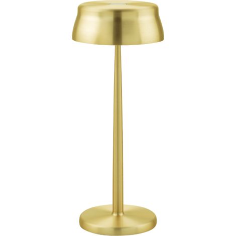 Zafferano Sister Light Wi-fi Lampada a led smart da tavolo Oro ricaricabile e dimmerabile - 2200-2700-3000-4000K 3,2W h33cm