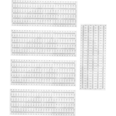 Beaupretty Lot de 50 rubans mesure adhésifs pour le travail du (1/5)