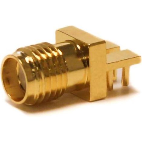 Mueller Electric BU-1420761811 Spina adattatore Presa SMA - Circuito stampato Ottone