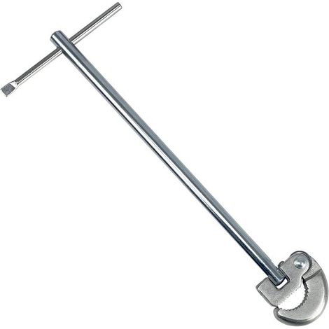 Clé à pipe de 28 cm - Réglable (9,5 - 32 mm) avec ressort, pour les espaces restreints (1/5)