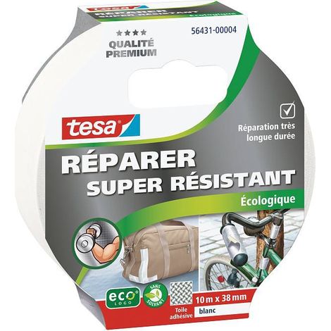 TESA Premium écologo réparation super résistant blanc 10mx38mm (1/3)