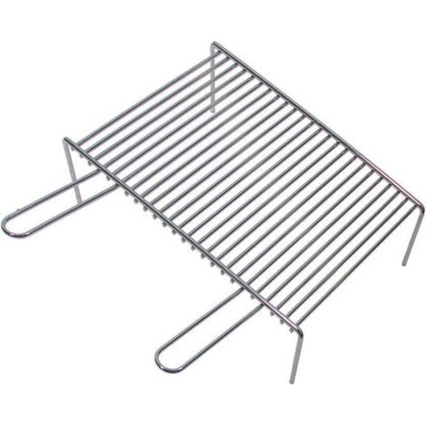 GRIGLIA PESANTE CON PIEDI 2 MANICI  cm.70x33x9h.    LAPILLO