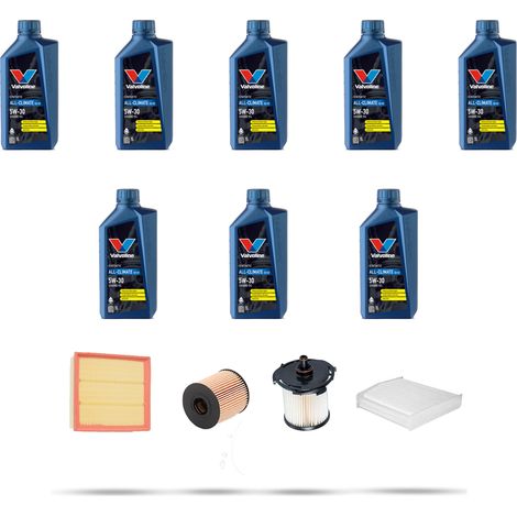 Kit tagliando 4 FILTRI e 8L OLIO compatibile con Ford Transit Custom 2.2 Tdci 114kw Dal 2012 (1/5)
