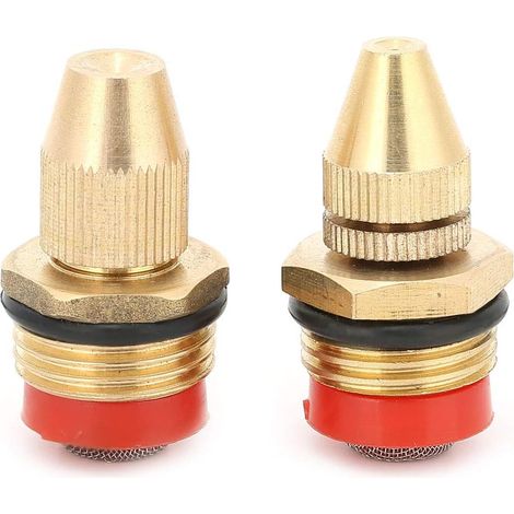 Lot de 2 émetteurs de pulvérisation d'irrigation Goutte à Goutte, G1/2 DN15 Micro arroseur centrifuge réglable Buse de pulvérisation de brumisation d'irrigation de Jardin