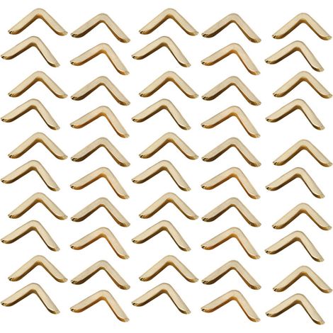 50 protège-coins pour albums photo vintage, carnets et autres projets de scrapbooking ou autres événements.