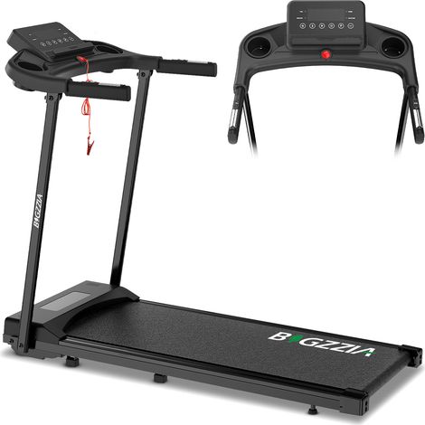 Klappbares Laufband – BIGZZIA 4-in-1-Laufmatte – mit App und Bluetooth – max. 12 km/h – Lauffläche 39 x 103 cm (1/5)