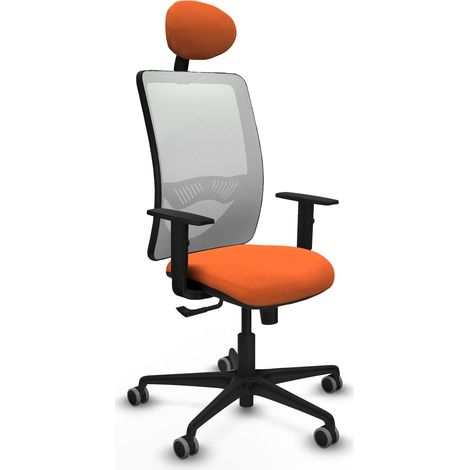 Silla ergonómica piqueras y crespo Zulema negro soporte lumbar (1/2)
