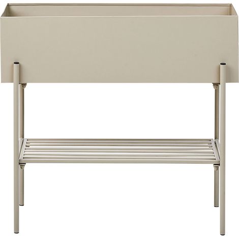 Elevated Plant Pot VINCA Metal 70 cm Beige (1/5)