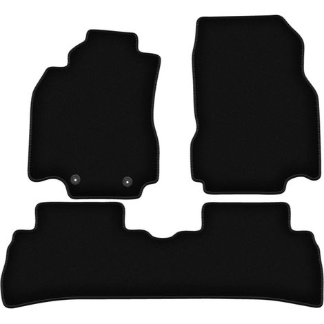 BASIC schwarze Veloursmatten für: Nissan Cube Z12 Keicar (2008-2011)