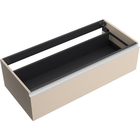 Schrankelement wandhängend SPIRIT 1000 1 Metallschublade mit Softeinzug MACCHIATO 997 x 270 x 450 mm (1/2)