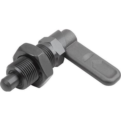 KIPP Sperrriegel M12 D=5 SW12 Form B ohne Kappe Mutter (1/3)