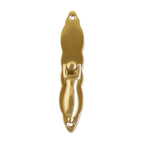 IMEX EL ZORRO B-76514 B-76514-Maniglia a Pendolo in Ottone Lucido, 112 mm