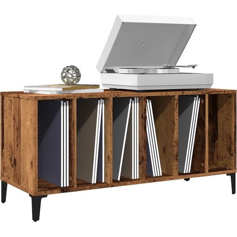 Plattenschrank Altholz-Optik 100x38x48 cm Holzwerkstoff