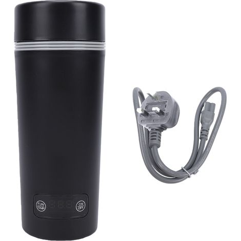 Bollitore Elettrico da Viaggio 350ml – Riscaldamento Rapido in 6 Minuti, Display LCD e 4 Temperature – Acciaio Inox – Design Compatto ed Elegante – Ideale per Ufficio e Campeggio (1/4)