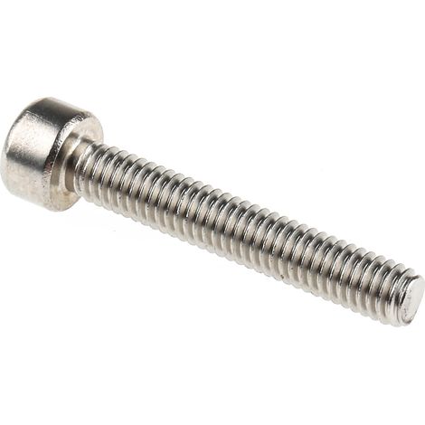 Vis à six pans creux, M4 x 25mm, en Acier Inoxydable ( Prix pour Sachet de 50 ) (1/3)