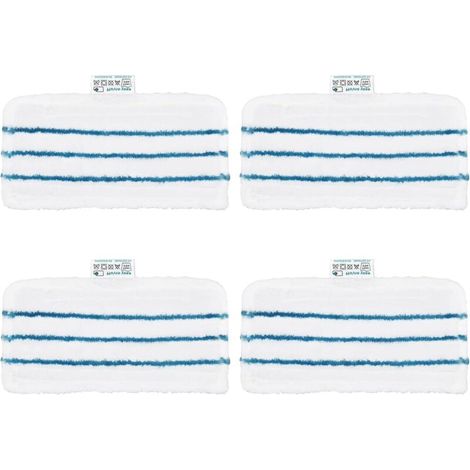 Mikrofasertücher für Black & Decker Dampfmopps, rechteckiges Reinigungstuch, kompatibel mit FSM1600/FSM1610/FSM1620/FSM1630/HSMC1300/HSMC1321 (Stil F) (1/4)