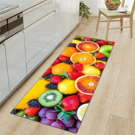 Tapis De Cuisine - 40x60 cm + 40x120 cm - Antidérapant Absorbant - Pour Devant Évier - Lot De 2 Pièces (1/3)