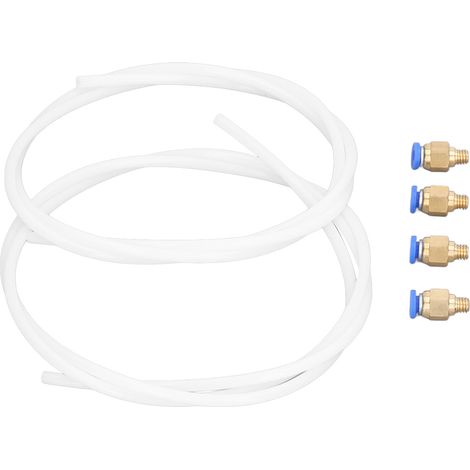 Kit de tubes pneumatiques en PTFE avec raccord droit pneumatique en laiton PC4-M6 pour imprimante 3D (1/5)