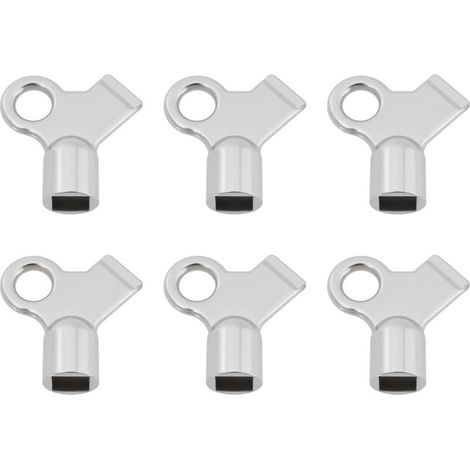 Lot de 6 clés carrées de purge radiateur 5 mm – outils pour purge et ventilation du chauffage (1/4)