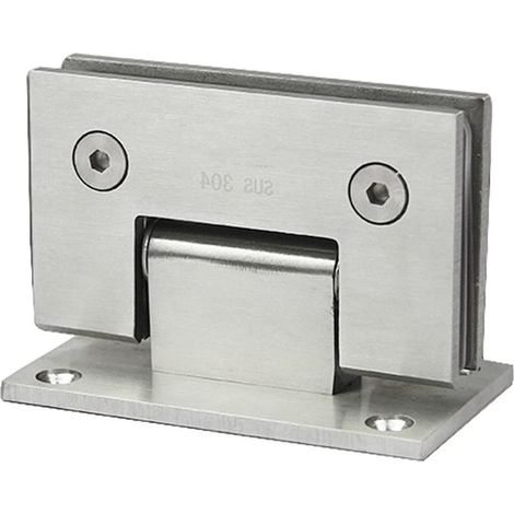 pince de fixation à 90° en acier inoxydable pour porte douche (1/5)