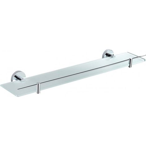 Etagère de douche murale COLORADO avec rail en laiton chromé 60 cm (1/2)