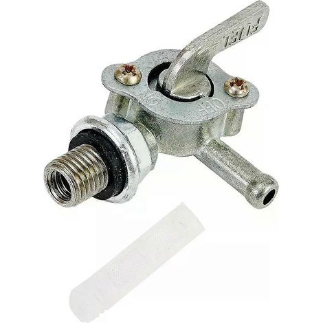 Robinet de remplacement pour vanne d'arrêt de carburant marche/arrêt pour générateur à essence, moteur à essence, réservoir, compatible avec les accessoires de robinetterie pour tuyau d'arrosage (1/5)