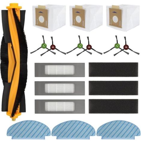 Kit d'accessoires pour aspirateur robot ECOVACS DEEBOT N10 PLUS/ T9+/ N8 PRO+/ N8+/ T8+/ T8 +,pièces de rechange,(19 pièces) (1/5)