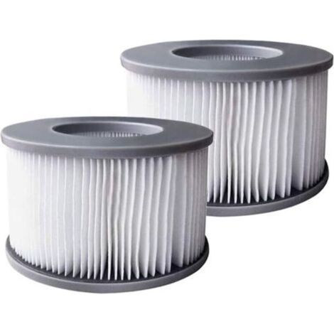 2pcs Filtres de Bain à remous pour MSpa piscines gonflables, Pompe à Cartouche filtrante Version améliorée pour MSPA Tous Les spas actuels H659 (1/4)
