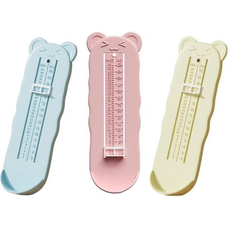 Kinderfußmesser Der Heimfußmesser gewährleistet eine gute Passform mit klaren, genauen Zentimeter-/Zoll-Messungen. (1/5)