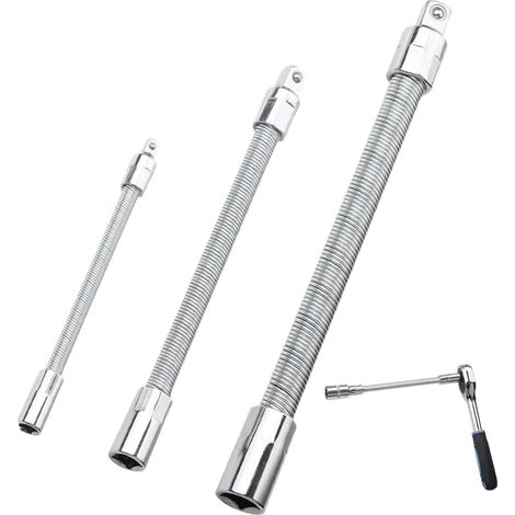 Extension flexible pour vases 3 pièces d'outils manuels doubles (1/5)