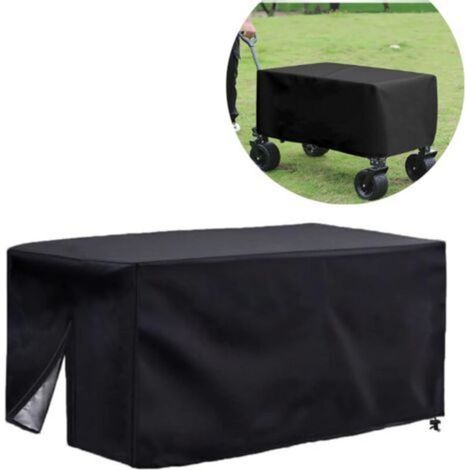 Housse de protection pour chariot de transport- Imperméable - Anti-UV - Anti-poussière - Tissu Oxford 210D - Pour chariot de jardin(non Chariot de Camping)