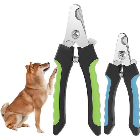 Coupe-Ongles pour Chien et Chat, Coupe Griffe Chat, Coupe Ongle Chien, Acier Inoxydable, Sécurité Anti-Coupe Excessive, Tondeuse Ergonomique pour Toilettage et Soin des Animaux de Compagnie (1/5)