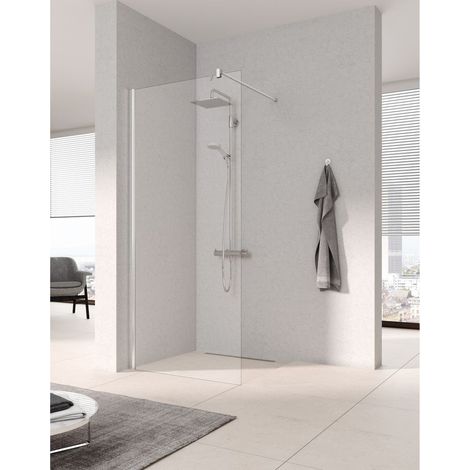 Kermi WALK-IN PEGA TWG 0800x 2000 BV : 780-805 SIHG verre trempé transparent (1/5)