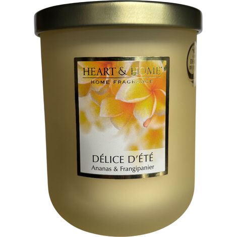 Grande bougie parfumée délice dété 320 g