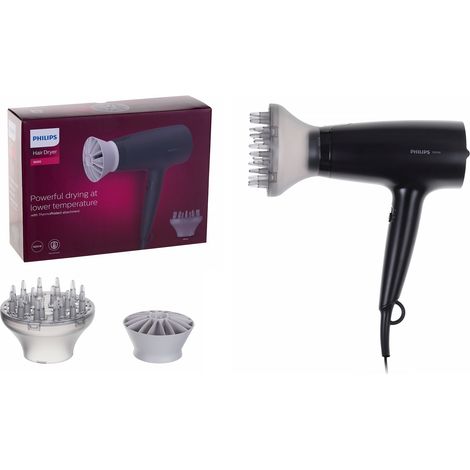 Sèche-cheveux Philips Série 3000 BHD302/30 Noir et Blanc 1600W 1 pc. (1/5)