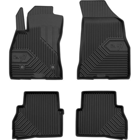 Tapis de Sol de Voiture pour Fiat Doblo II Cargo Maxi 2010-2022 TPE Noir 4Pcs (1/5)
