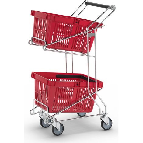 Kongamek, Chariot grillagé, pour paniers, L x l x h 560 x (1/5)