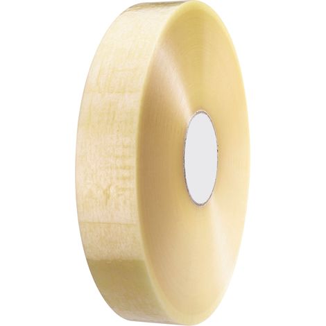 Lot de 6 Ruban adhésif hotmelt machine 48 mm x 1000 M transparent