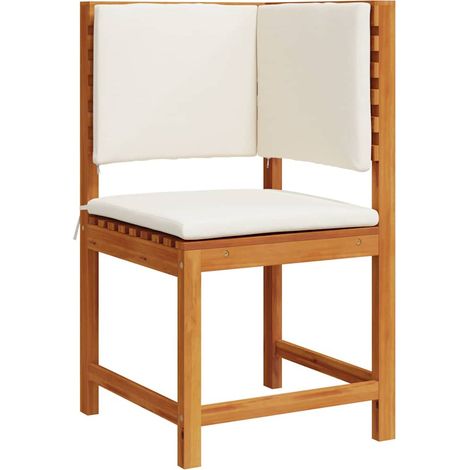 Chaise de jardin - Chaise d'extérieur Marron 50 x 50 x 91cm Bois d'acacia massif fr1462 - Maison La Vie (1/5)