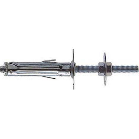 50PZ TASSELLO ACCIAIO VITE DOPPIA "SBS" SBS 8/5 mm8x40 vite mm4 MA x35