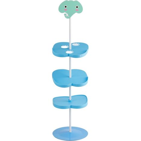 Porte-chaussures enfant éléphant organisateur de rangement ludique pour chaussures (1/4)