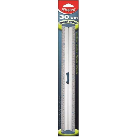 MAPED - Triple décimètre Protect system - Aluminium anodisé (1/2)
