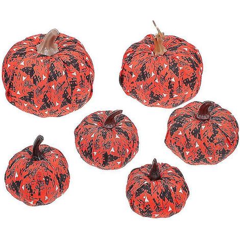 6-teiliges Stoffdekorationsset für Halloween