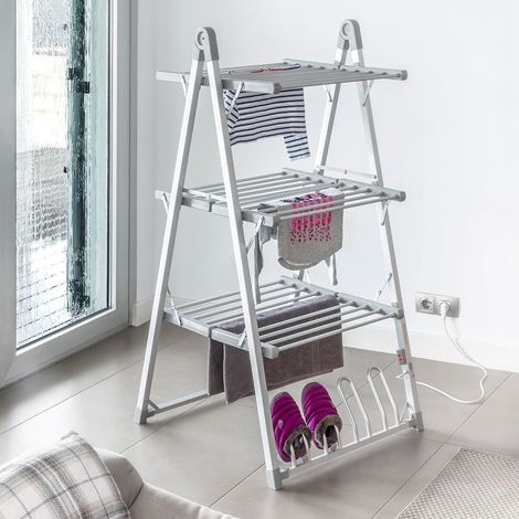 Klapptrockner Elektrisch Faltbar Compak InnovaGoods 300W Grau (30 Stangen)-- V0100467 (1/5)