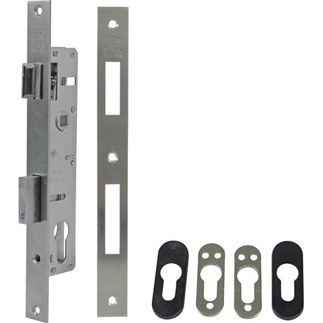 AMIG Serrure encastrée 720E 27/85 Acier inoxydable AISI 304 Mat (1/4)