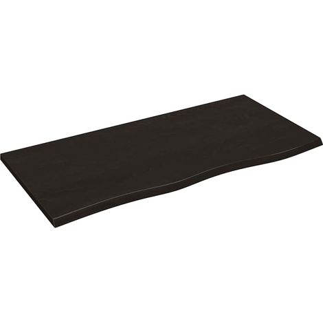 Maison Exclusive - Waschtischplatte Dunkelbraun 100x50x2 cm Massi (1/5)